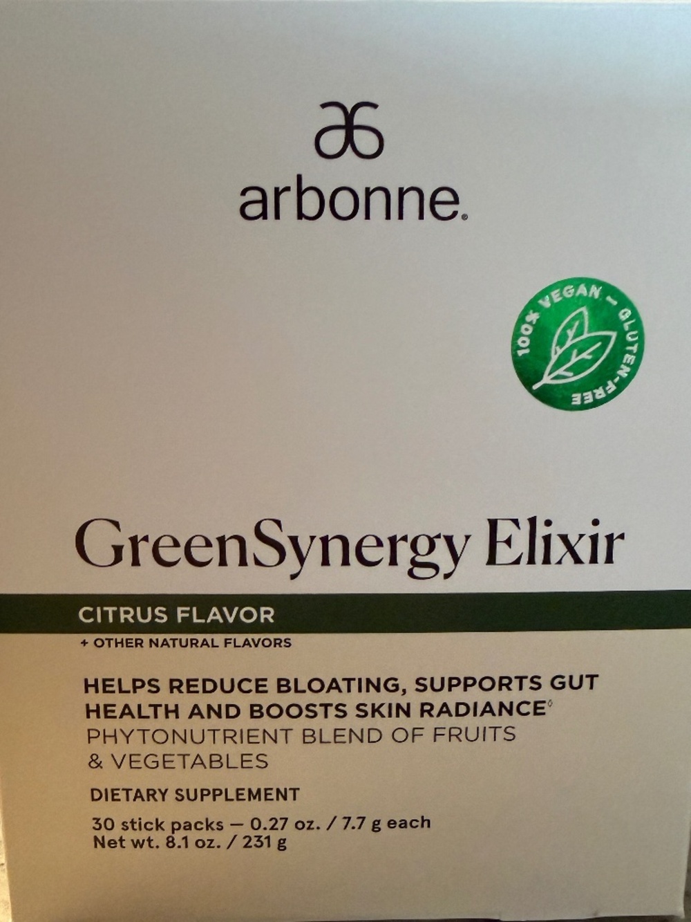 Arbonne Green Synergy Elixir